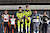 Gesamtsieger der GT4 vom GT60 powered by Pirelli: Sieger Enrico Förderer / Joel Mesch (Mitte) vor Linus Hahne / Philip Wiskirchen (links) und Platz drei für Yves Volte / Carter Williams - Foto: Alex Trienitz